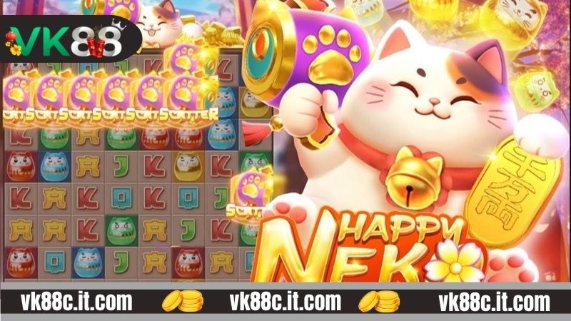 Nổ hũ Mèo Thần Tài VK88 - Jackpot Gõ Cửa, Rinh Quà Chất Cách chơi game nổ hũ trên nhà cái VK88