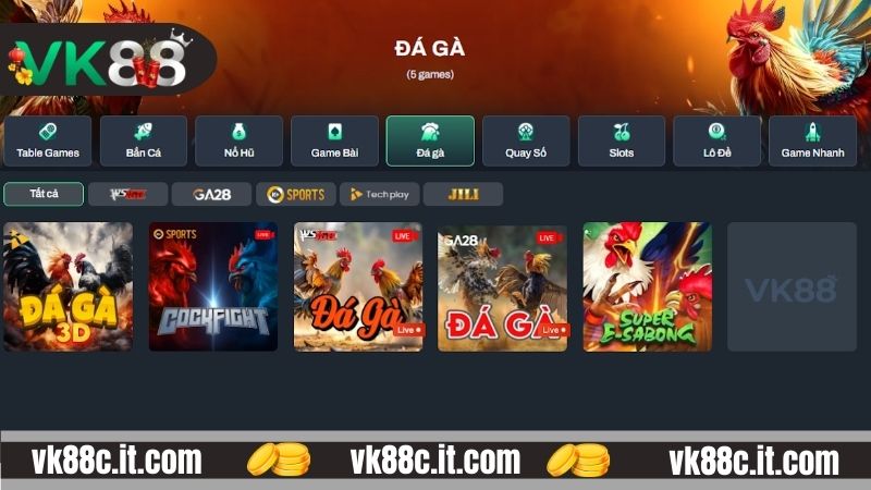 Đá gà VK88 được tổ chức chuyên nghiệp