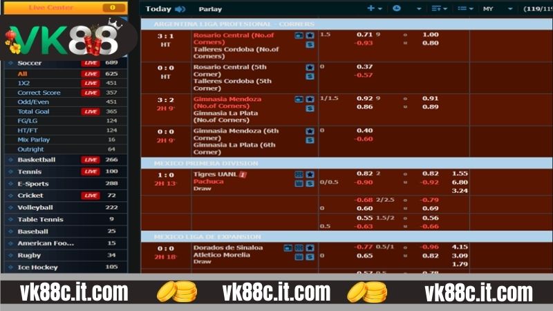 Hướng dẫn đọc kèo bóng đá VK88