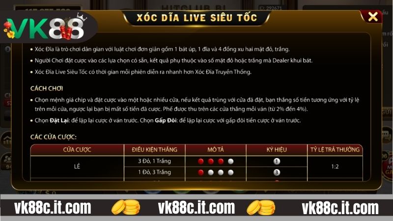 Hướng dẫn trải nghiệm game Xóc đĩa online