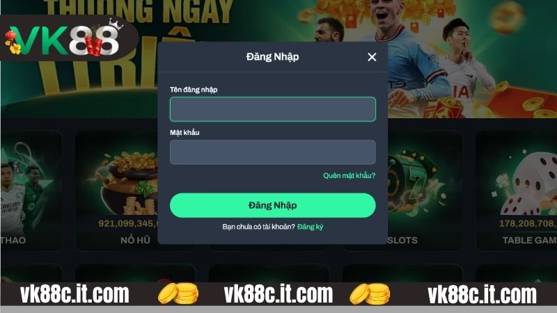 Hướng dẫn các bước đăng nhập VK88 nhanh chóng